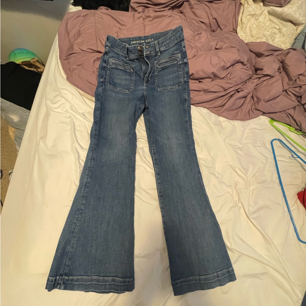 American eagle wide leg jeans